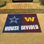 NFL House Divided Rivalry Rug Dallas Cowboys - Was...