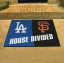 MLB House Divided Rivalry Rug Los Angeles Dodgers ...