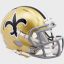 New Orleans Saints NFL Throwback 1976-1999 Mini He...