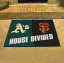 MLB House Divided Rivalry Rug Oakland A's - San Fr...