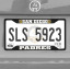 San Diego Padres Black License Plate Frame