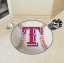 Texas Rangers Round Baseball Mat