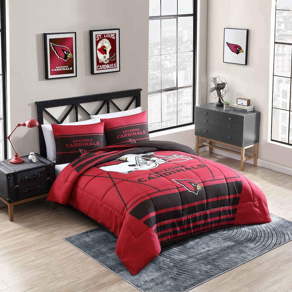 Arizona Cardinals QUEEN/FULL size Comforter and 2 Shams