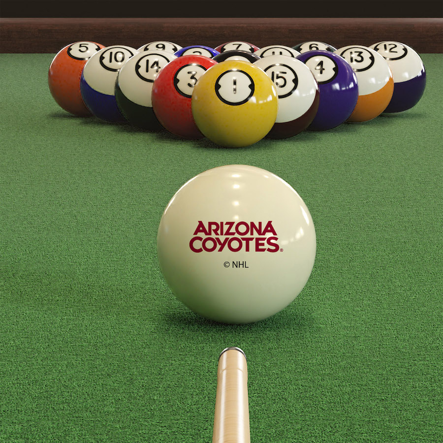 Arizona Coyotes Billiards Cue Ball