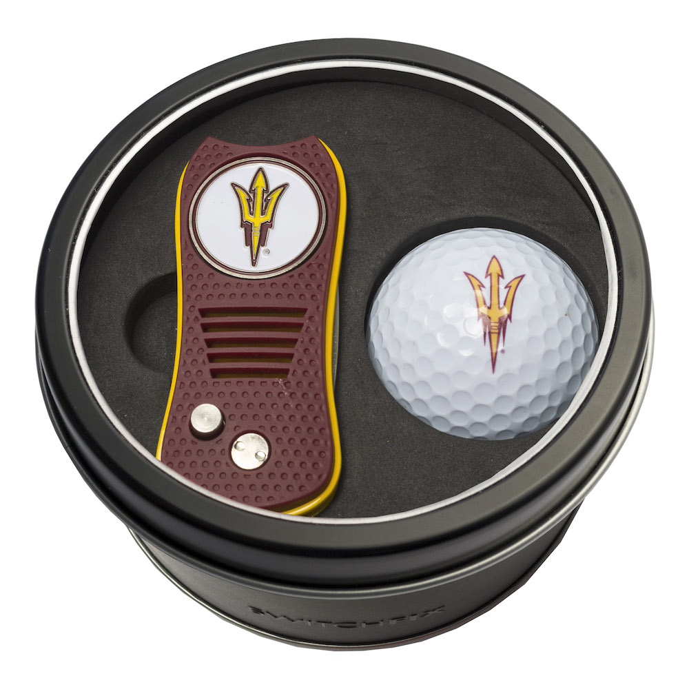 Arizona State Sun Devils Switchblade Divot Tool and Golf Ball Gift Pack