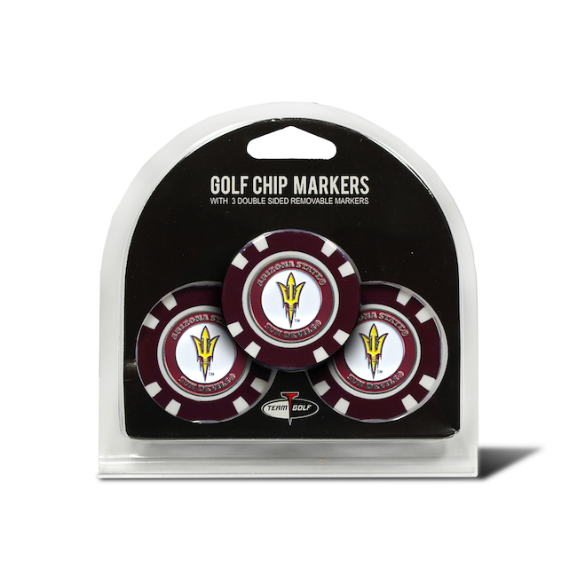 Arizona State Sun Devils 3 Pack Golf Chips