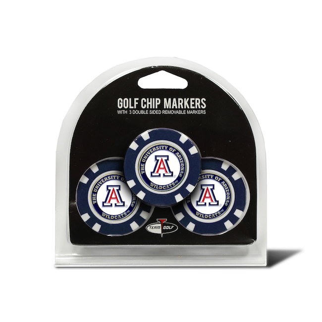 Arizona Wildcats 3 Pack Golf Chips