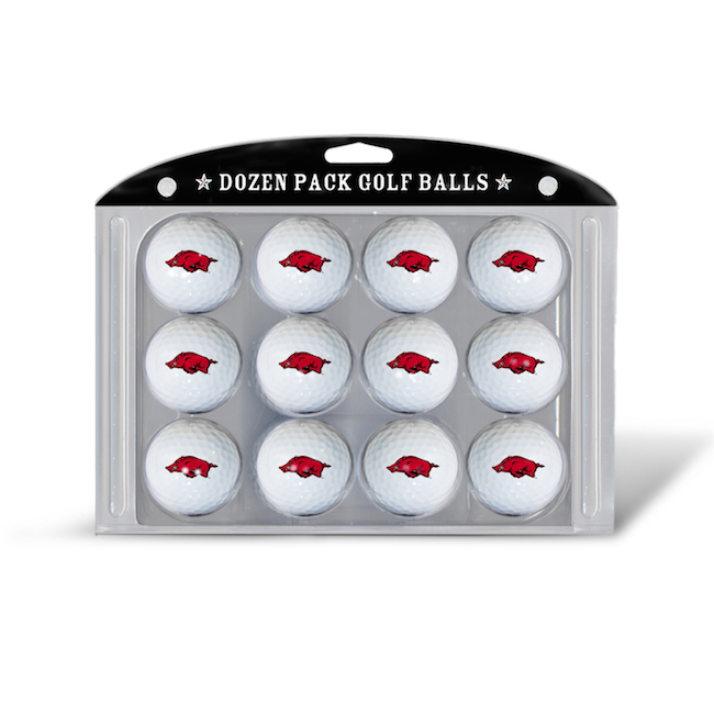 Arkansas Razorbacks Dozen Golf Ball Pack