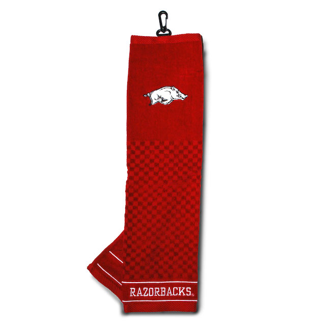 Arkansas Razorbacks Embroidered Golf Towel