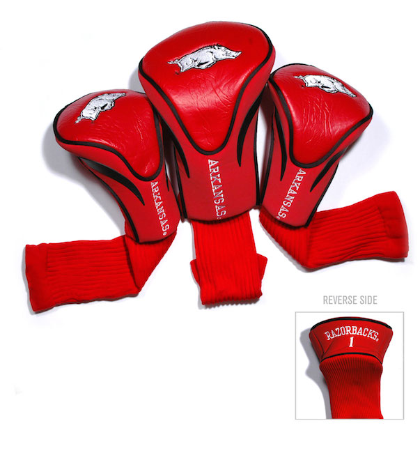 Arkansas Razorbacks 3 Pack Contour Headcovers