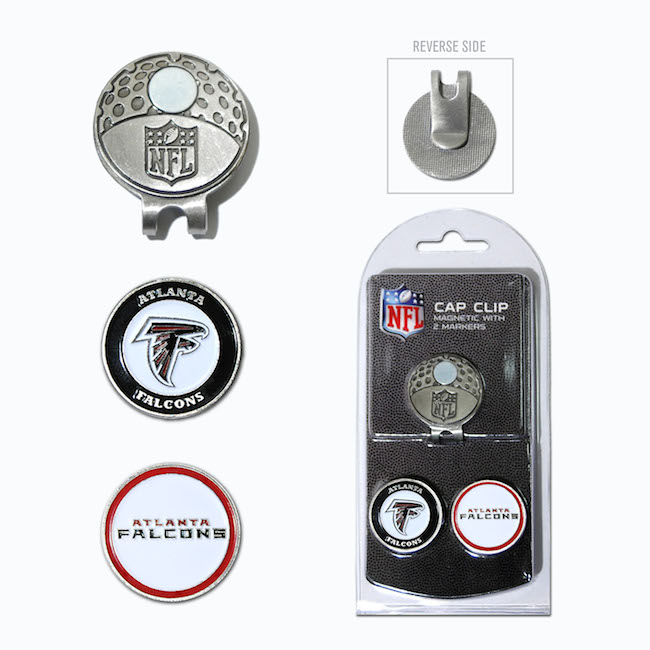 Atlanta Falcons Hat Clip With 2 Ball Markers