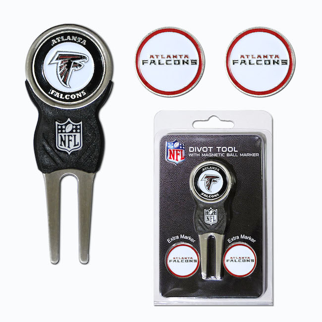 Atlanta Falcons 3 Marker Signature Divot Tool Pack