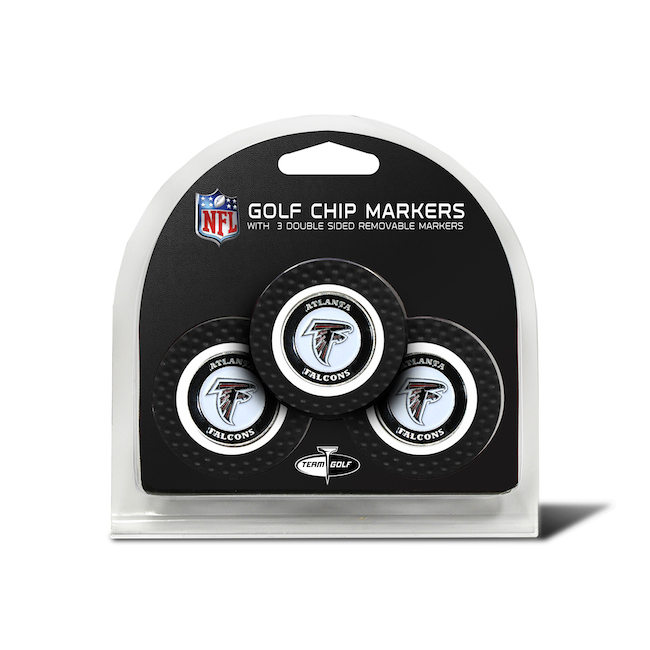Atlanta Falcons 3 Pack Golf Chips