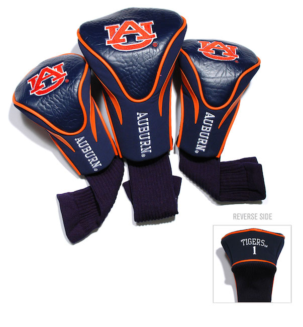 Auburn Tigers 3 Pack Contour Headcovers