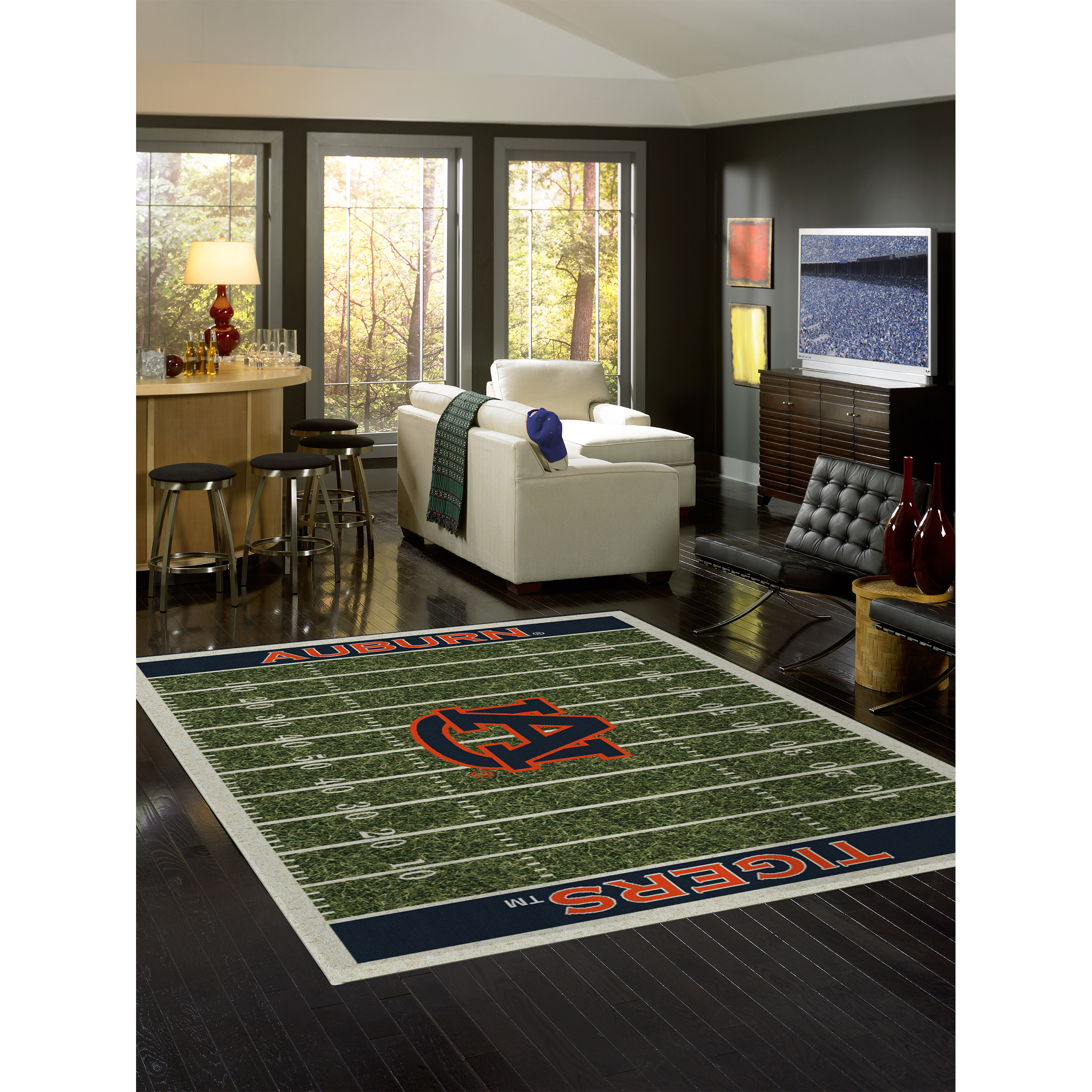 Auburn Tigers 8 X 11 HOMEFIELD Rug