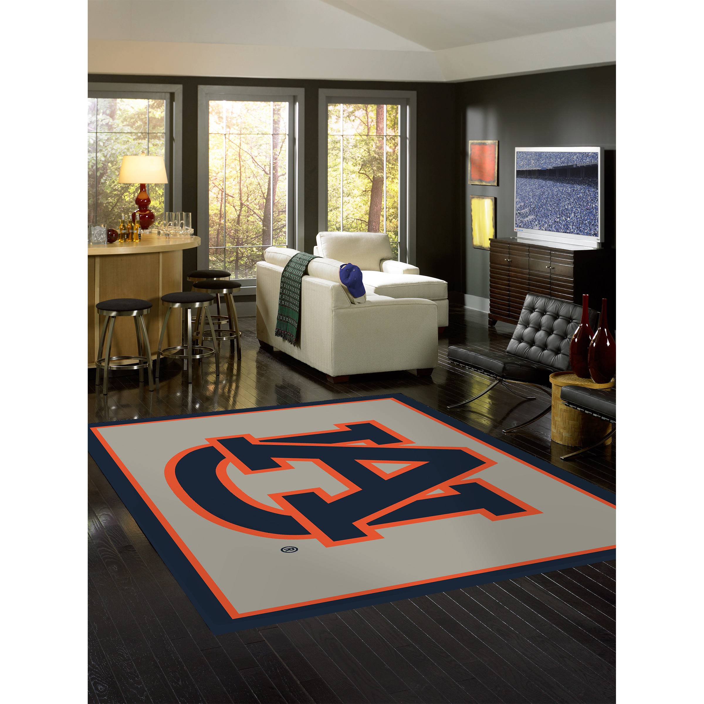 Auburn Tigers 8 X 11 SPIRIT Rug