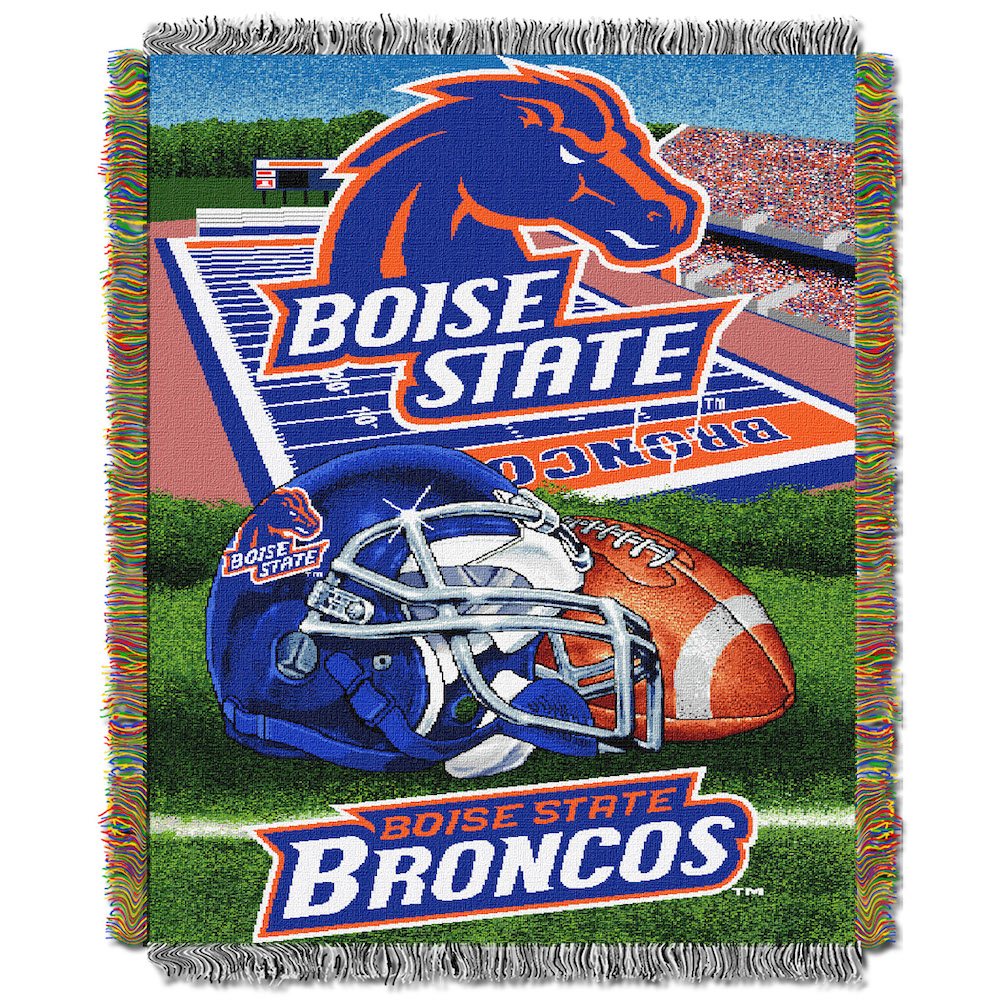 Boise State Broncos Home Field Advantage Series Tapestry Blanket 48 x 60