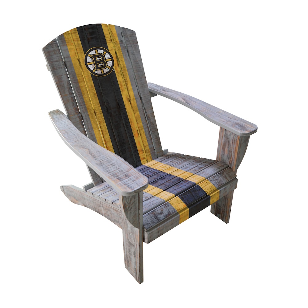 Boston Bruins Wooden Adirondack Chair