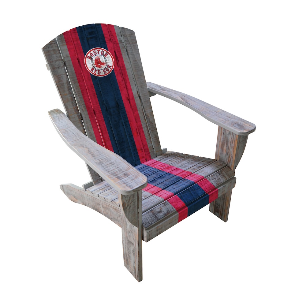 Boston Red Sox Wooden Adirondack Chair