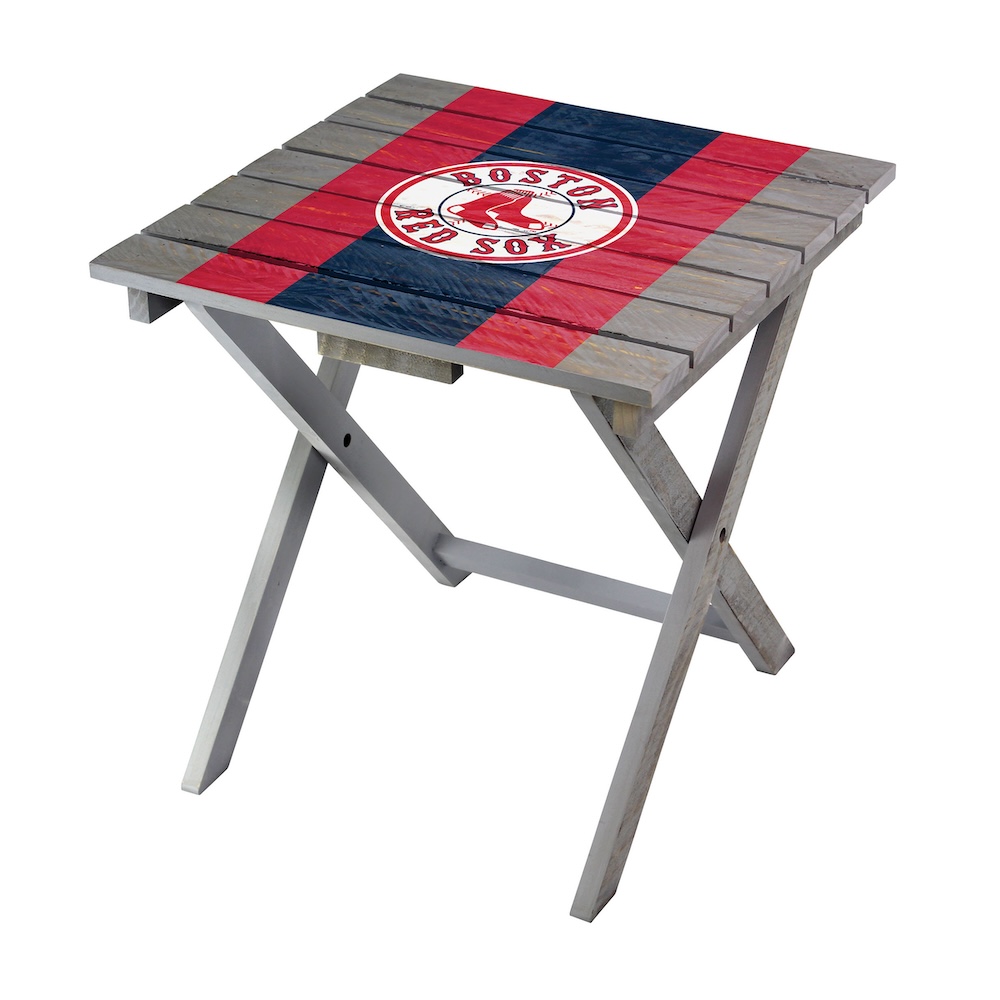 Boston Red Sox Wooden Adirondack Folding Table