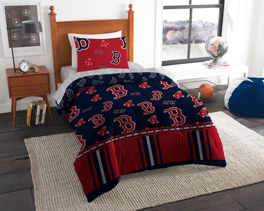 Boston Red Sox TWIN Bed in a Bag Set
