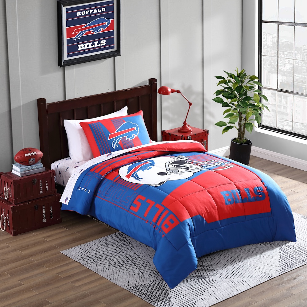Buffalo Bills TWIN Bed in a Bag Set