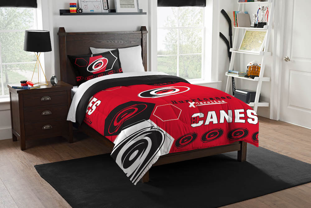 Carolina Hurricanes Twin Comforter Set with Sham