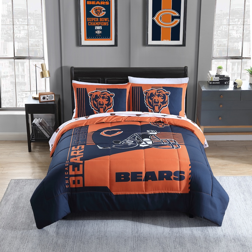 Chicago Bears FULL Bed in a Bag Set