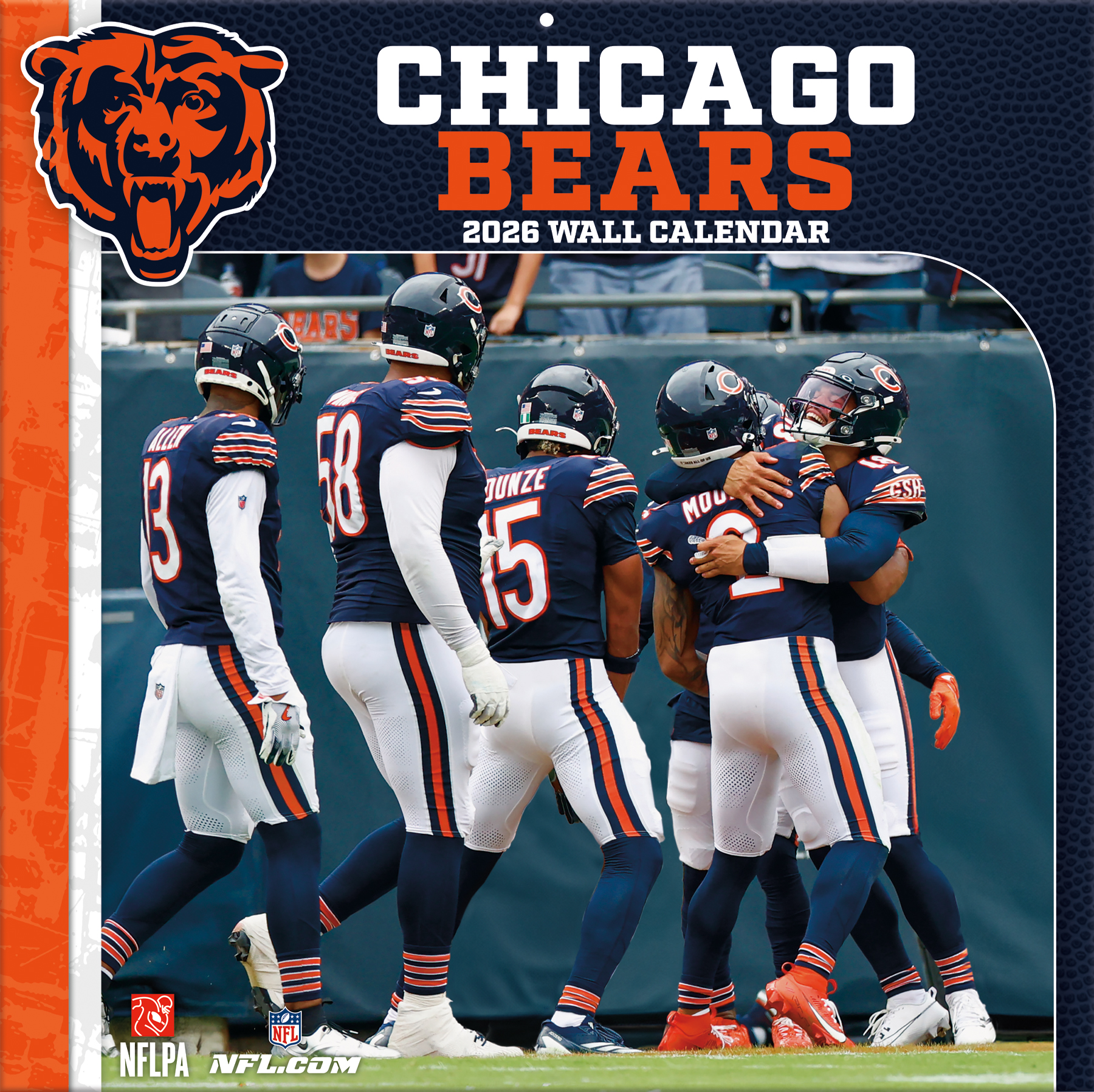 Chicago Bears 2022 NFL Team Wall Calendar Buy At KHC Sports