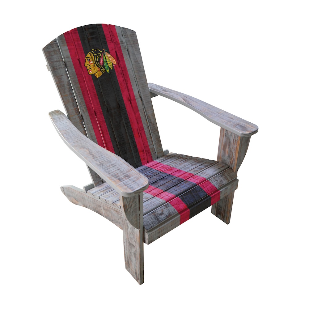 Chicago Blackhawks Wooden Adirondack Chair