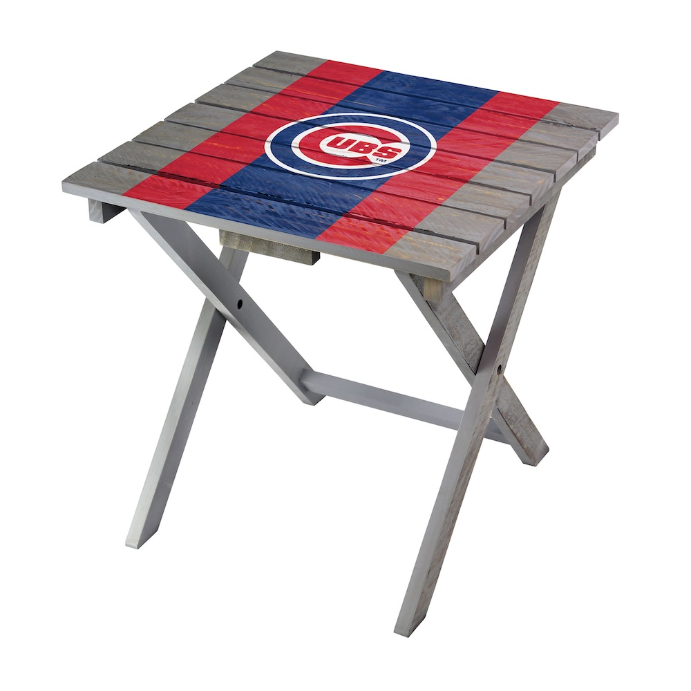 Chicago Cubs Wooden Adirondack Folding Table