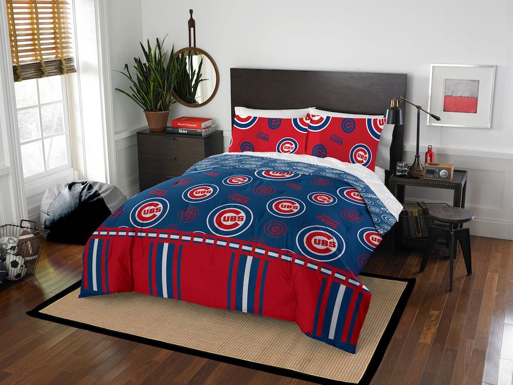 Chicago Cubs QUEEN Bed in a Bag Set