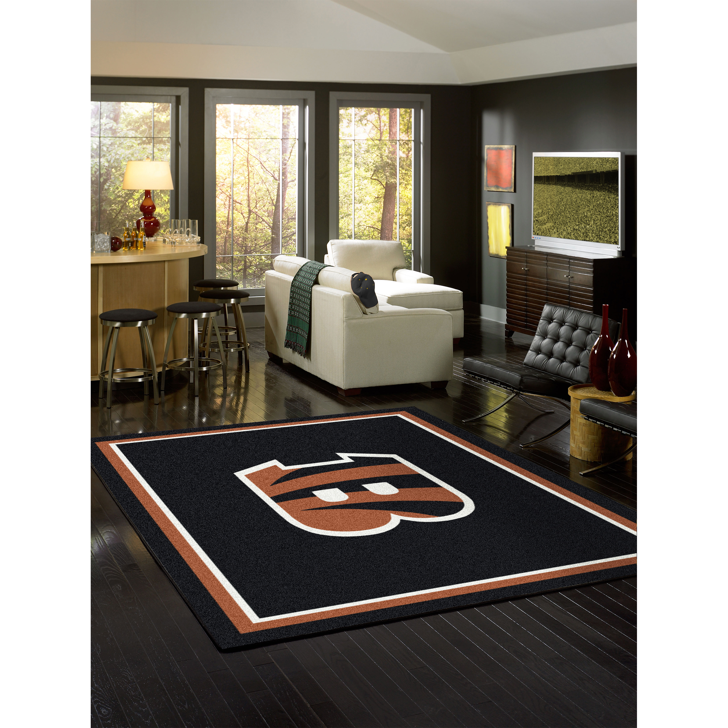 Cincinnati Bengals 6 X 8 SPIRIT Rug
