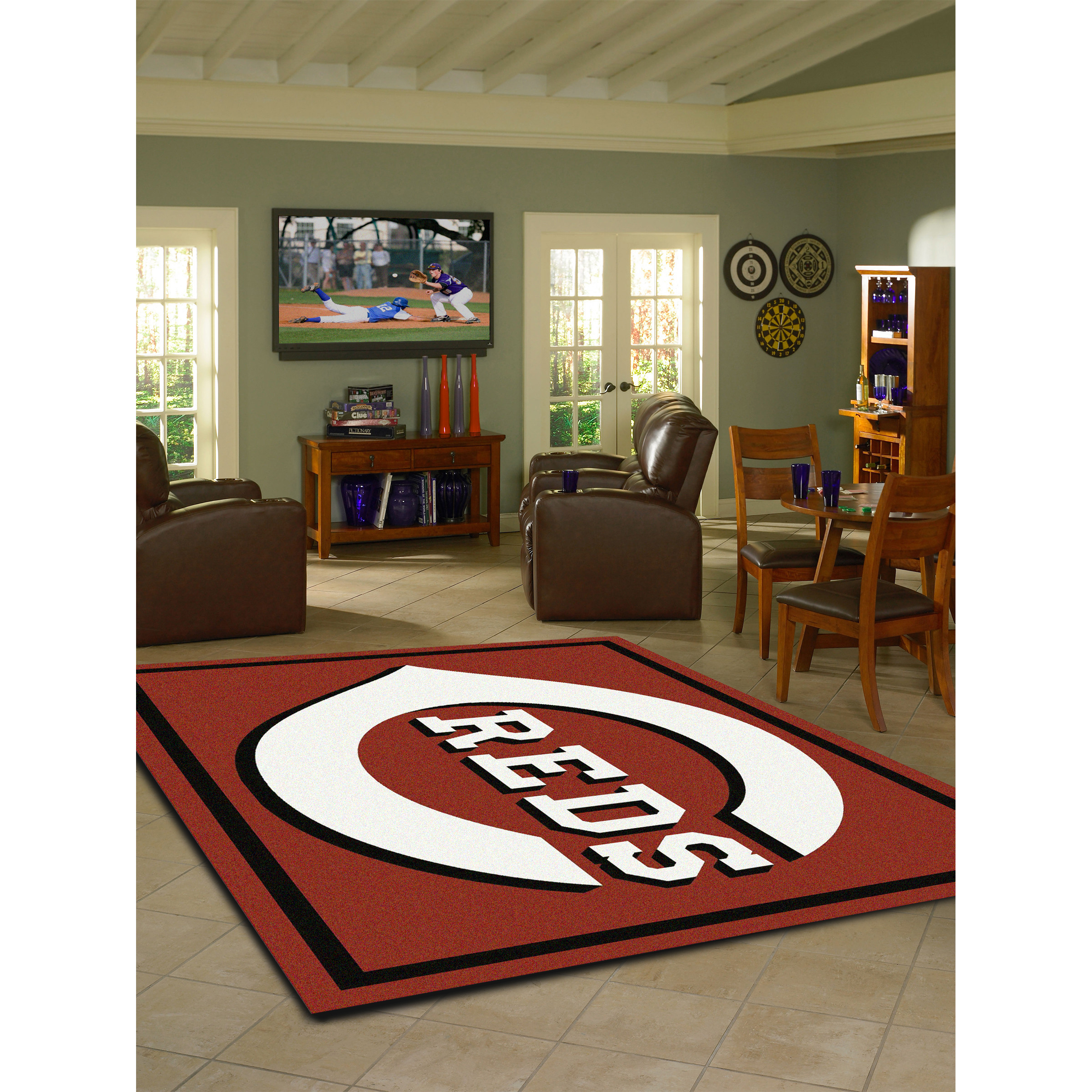 Cincinnati Reds 6 X 8 SPIRIT Rug