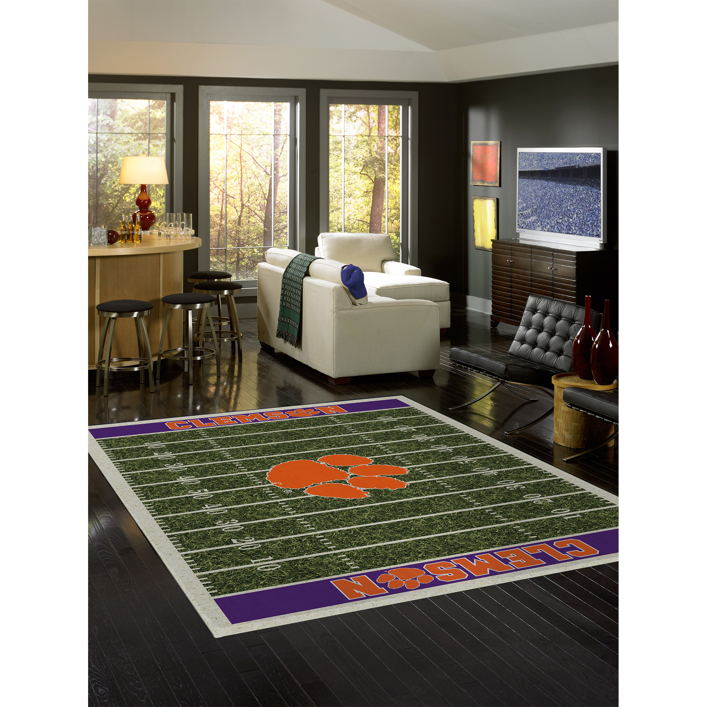 Clemson Tigers 6 X 8 SPIRIT Rug
