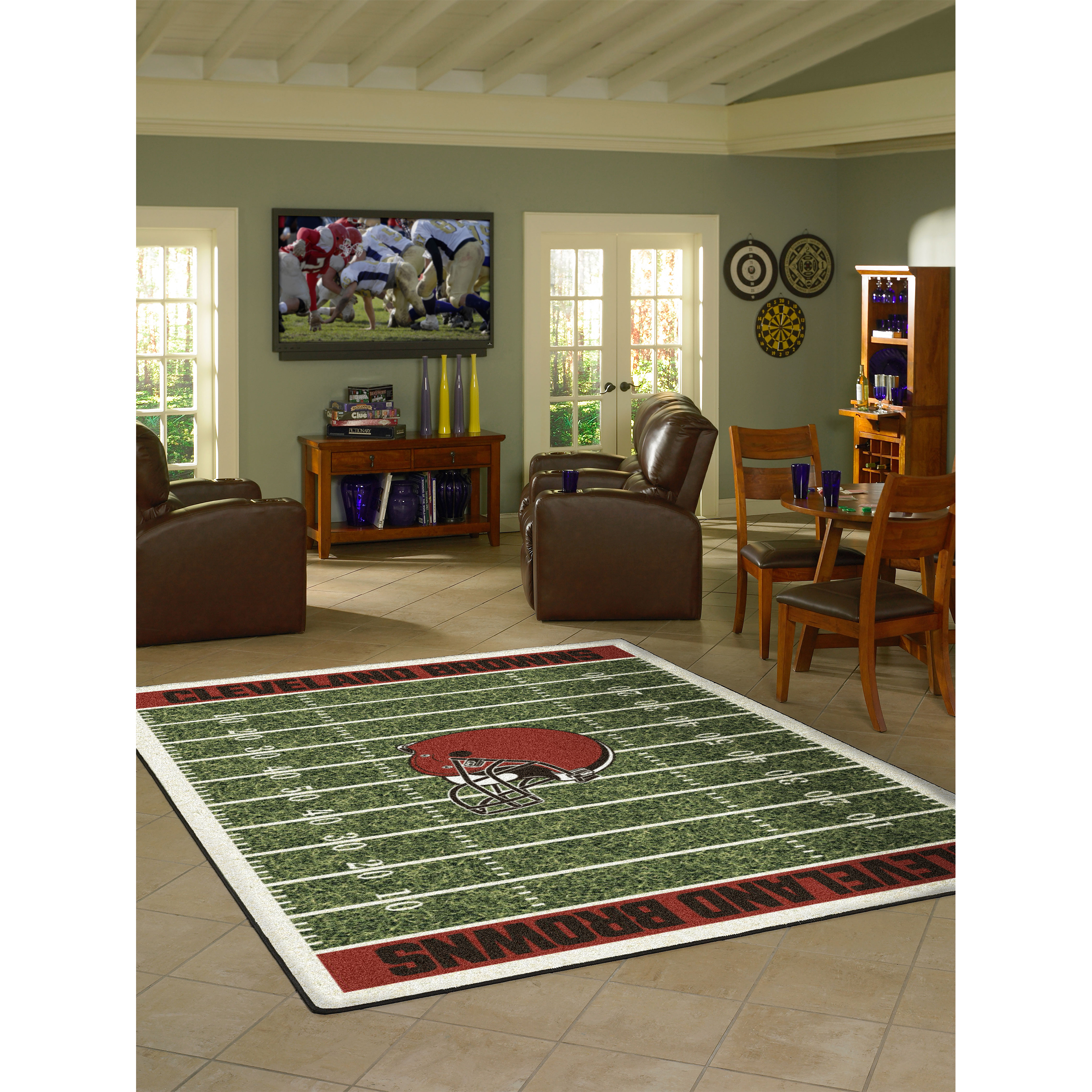 Cleveland Browns 8 X 11 HOMEFIELD Rug