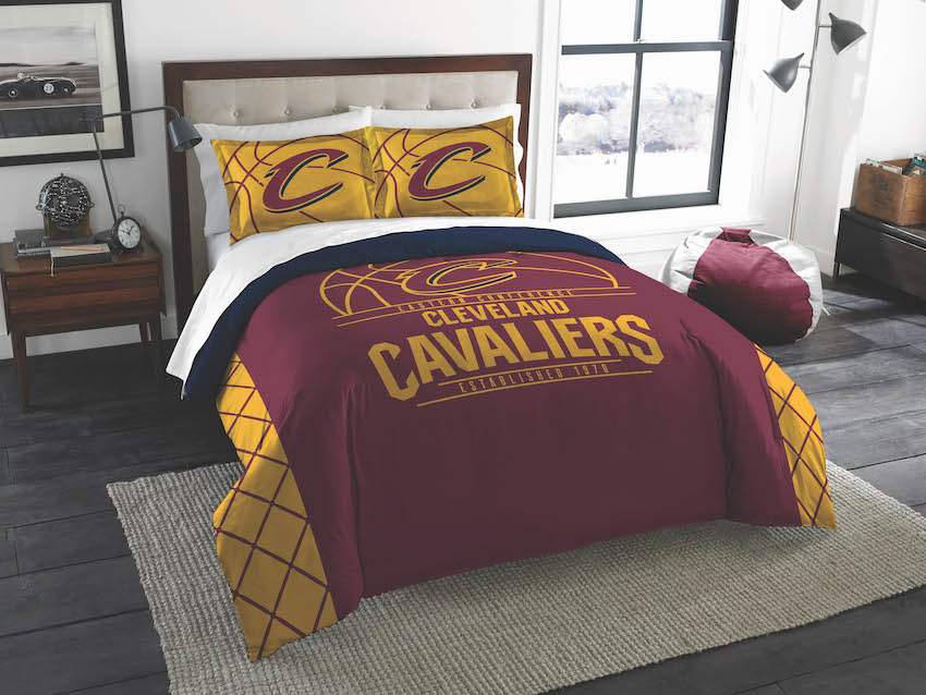 Cleveland Cavaliers KING size Comforter and 2 Shams