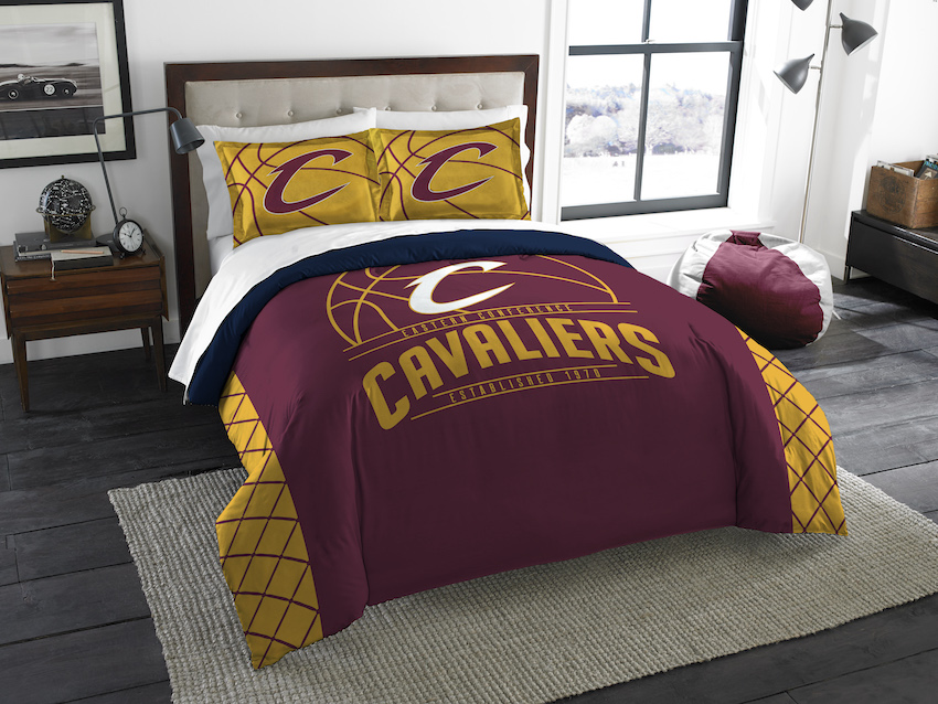 Cleveland Cavaliers QUEEN/FULL size Comforter and 2 Shams