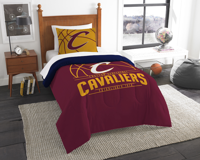 Cleveland Cavaliers Twin Comforter Set with Sham