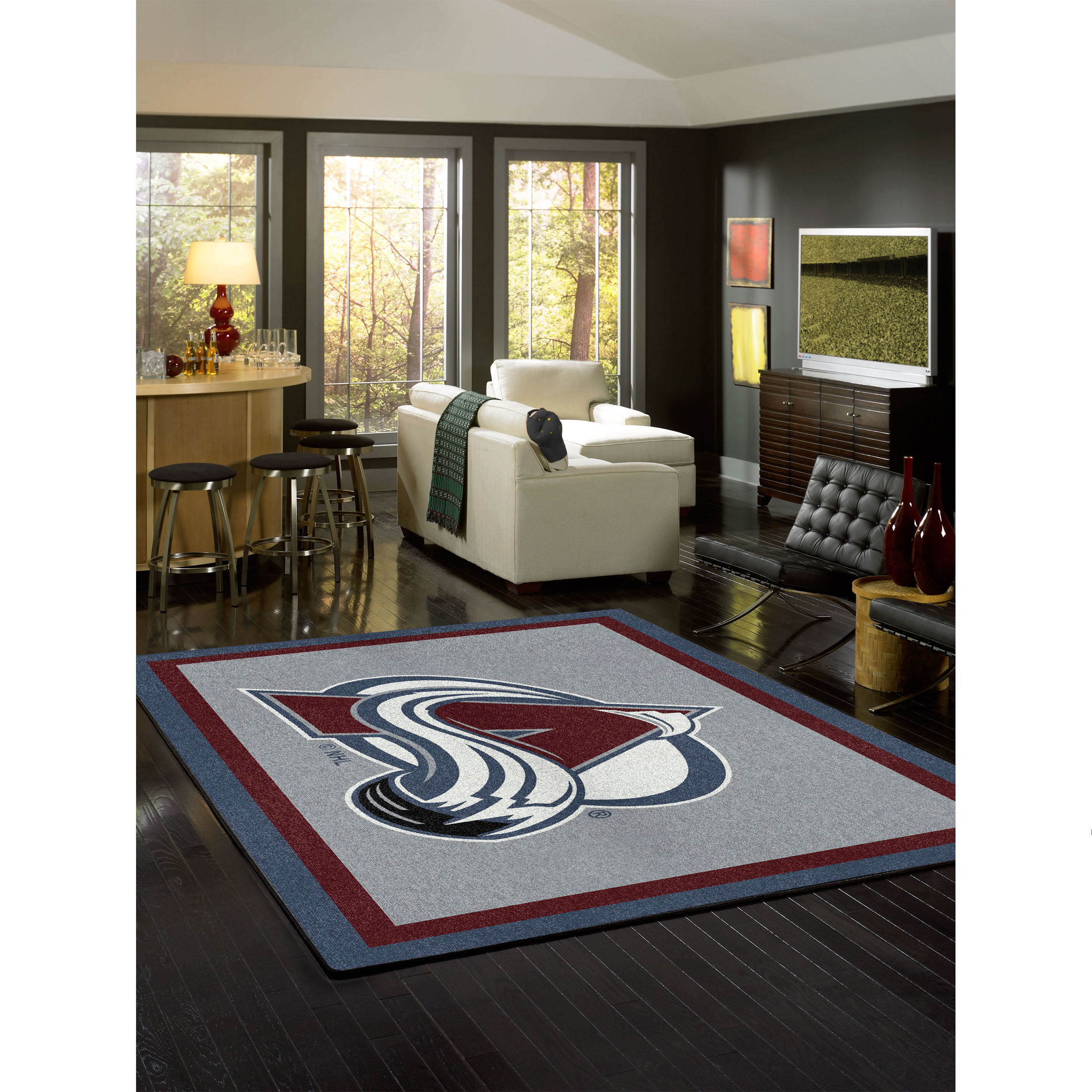 Colorado Avalanche 8 X 11 SPIRIT Rug