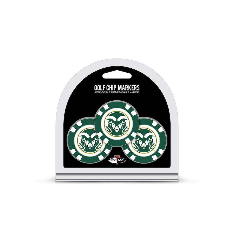 Colorado State Rams 3 Pack Golf Chips
