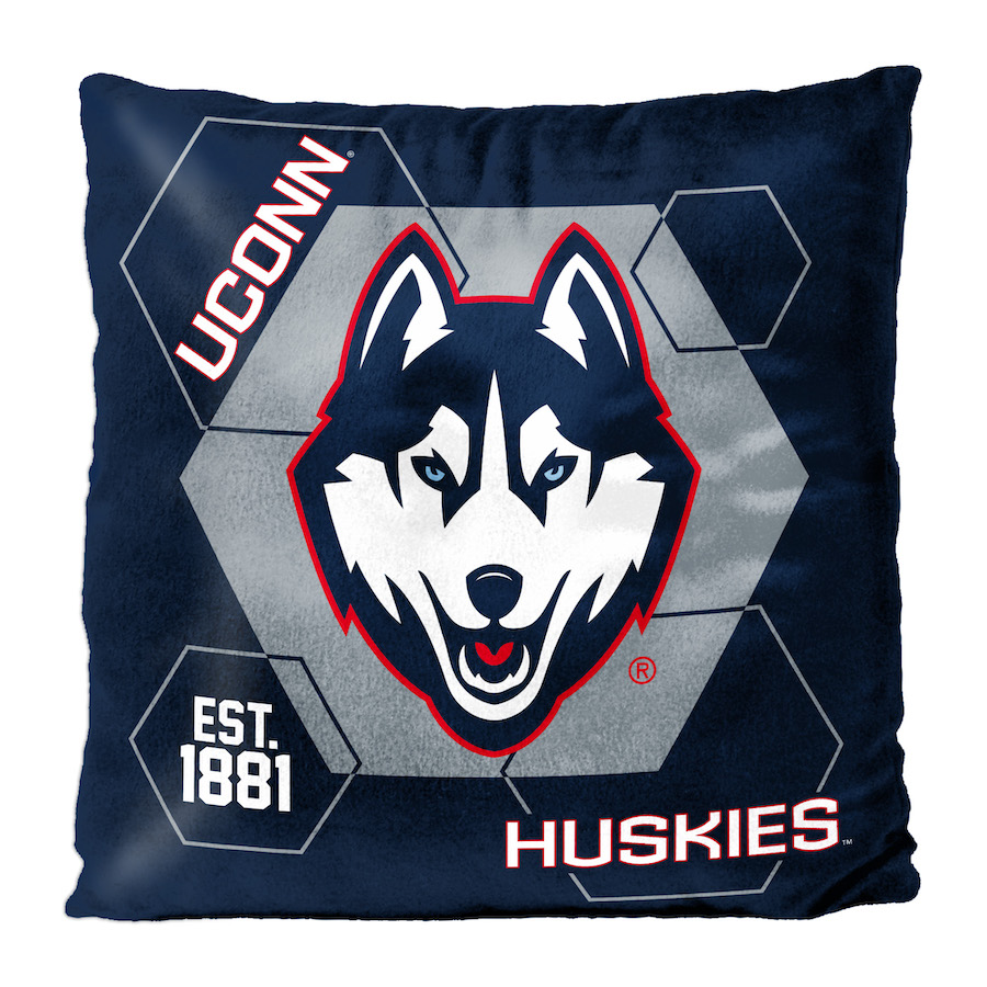 Connecticut Huskies Velvet REVERSE Pillow