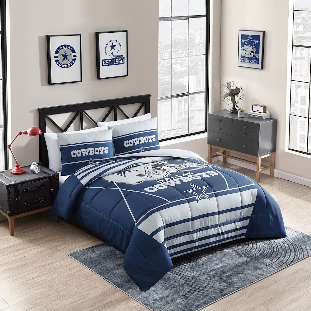Dallas Cowboys QUEEN/FULL size Comforter and 2 Shams