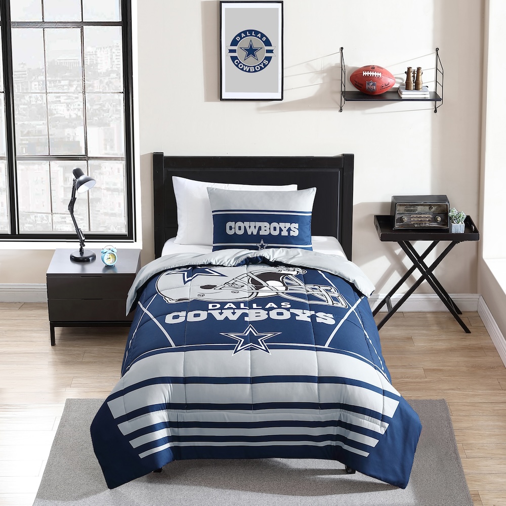 Dallas Cowboys Twin Comforter Set with Sham