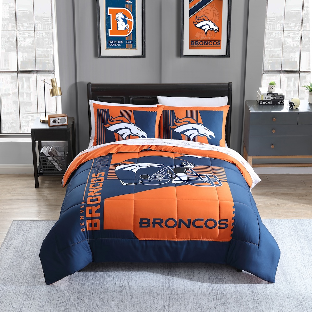 Denver Broncos FULL Bed in a Bag Set