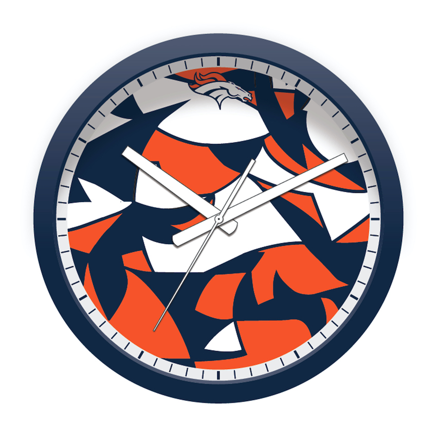 Denver Broncos MODERN Wall Clock