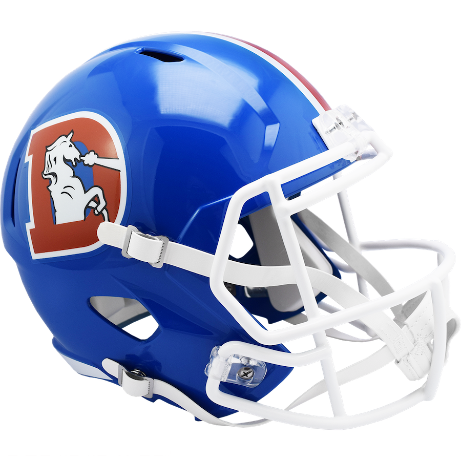 Denver Broncos Speed Replica THROWBACK Football Helmet 1975-1996