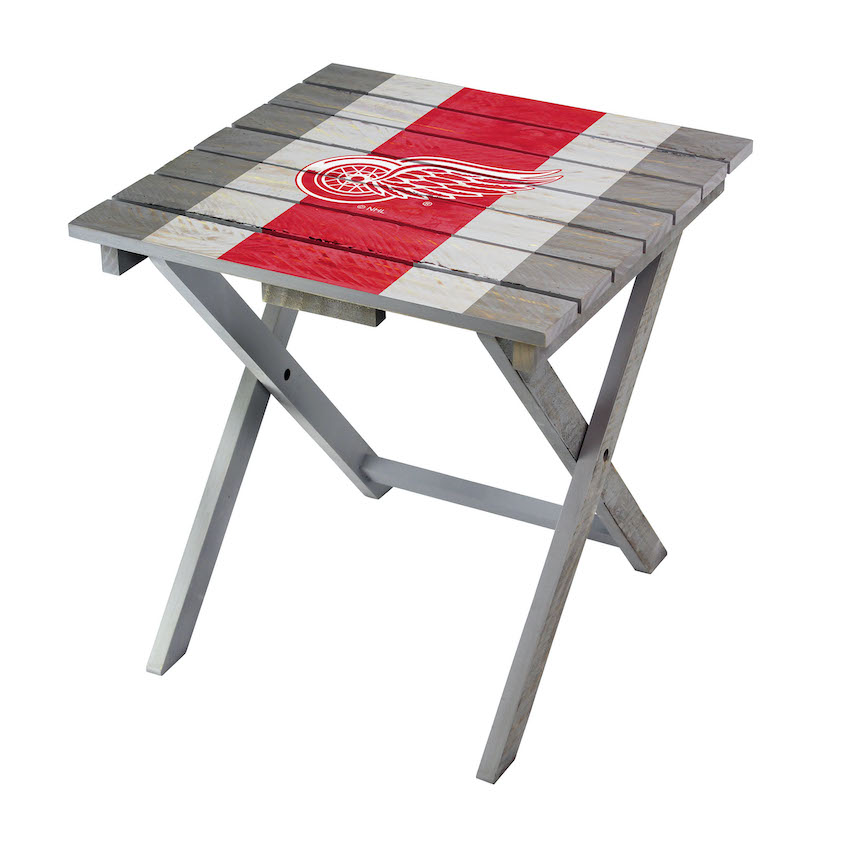 Detroit Red Wings Wooden Adirondack Folding Table