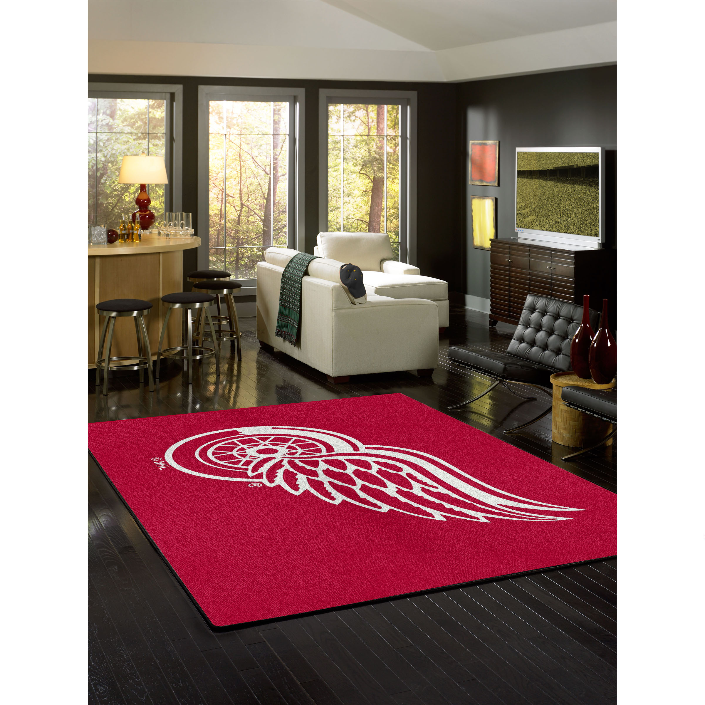 Detroit Red Wings 6 X 8 SPIRIT Rug
