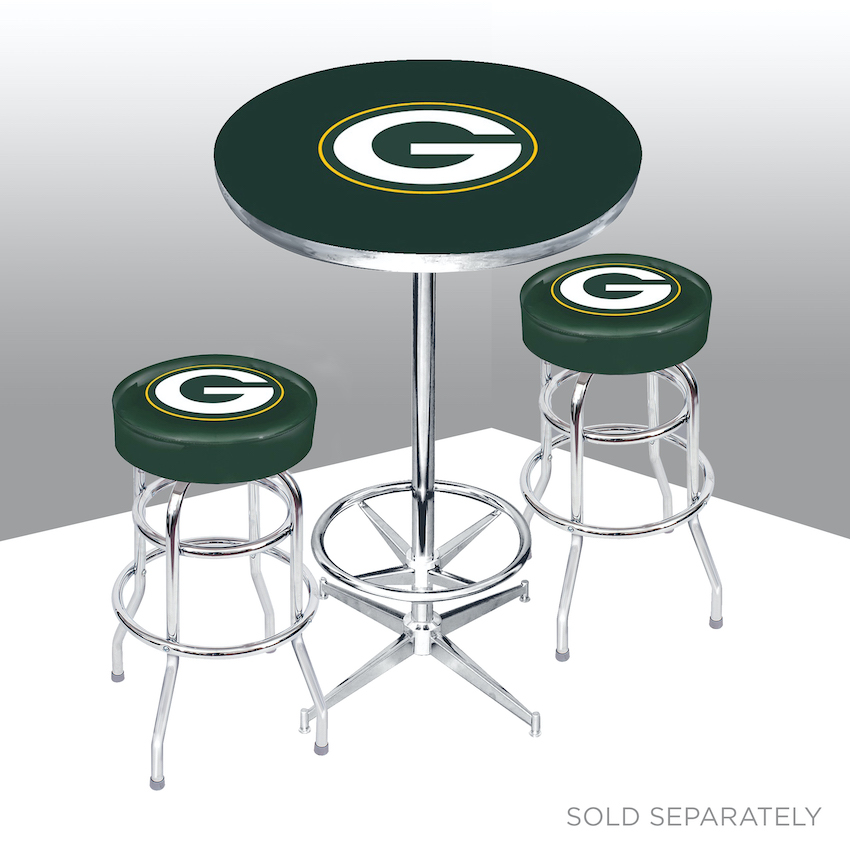 Green Bay Packers Chrome Bar Stool